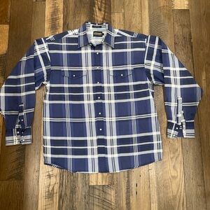 NWOT Panhandle Slim Western anti-wrinkle Shirt men L